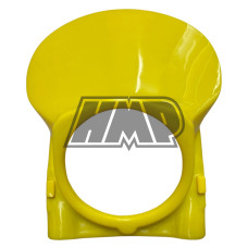 Frontal porta farol / carenagem MACAL EC 50 ENDURO / JUNIOR / TT / amarelo - HP